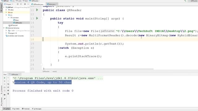 #Decoding_QR_Code . Decoding QR Code using java code смотреть онлайн
