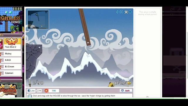 Flash Games - IceBreaker Walkthrough Pt.3 смотреть онлайн