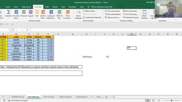 Excel NamedRange смотреть онлайн