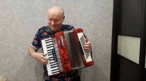 Татарская песня «Эх сез матур кызлар» на аккордеоне. Татарский хит. (Эх, красивые девушки)