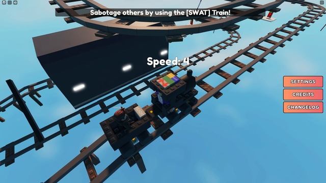 I Have A ROCKET TRAIN... In Roblox Cart Ride смотреть онлайн