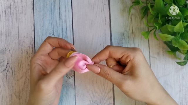Сделает КАЖДЫЙ! Простой способ как сделать яркие бантики из лент 4 см и фатина/канзаши/kanzashi/diy смотреть онлайн