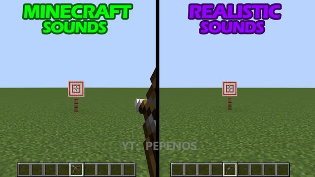 Minecraft Sounds Vs Realistic Sounds