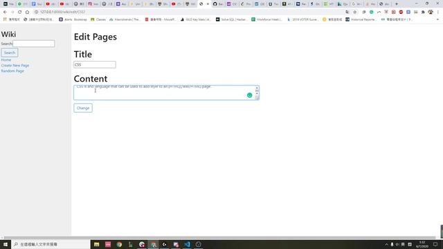 Project Wiki | CS50w Web Programming with Python and Javascript смотреть онлайн