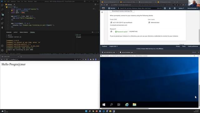 Deploy Node.js Backend on AWS EC2 Windows смотреть онлайн