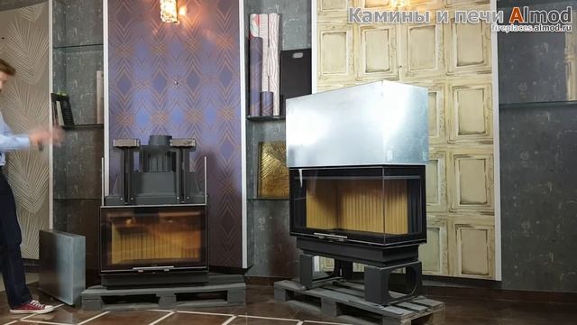 Каминные топки. Какие лучше? С открытием дверцы в сторону или вверх смотреть онлайн