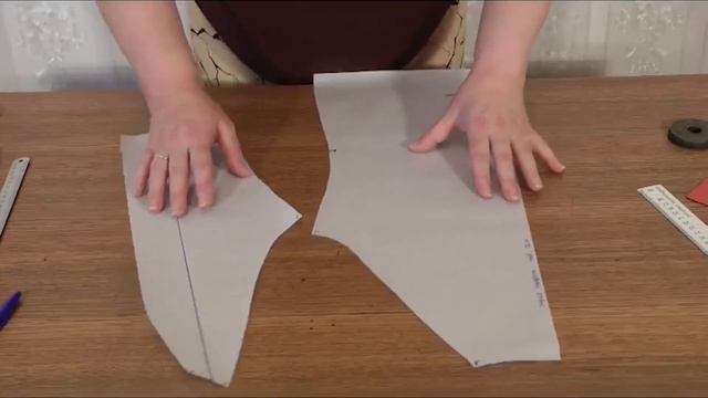 Изменение выкройки если узкая спина. Модели с рельефами и с рукавом реглан. Школа шитья Белошвейка. смотреть онлайн