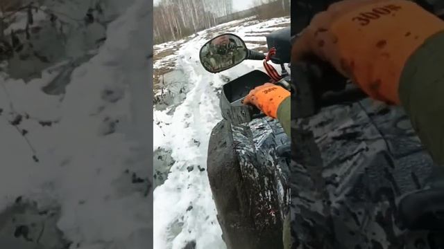 квадро покатушки лужи вода? март 2023 первый выезд Cf Moto X6. смотреть онлайн