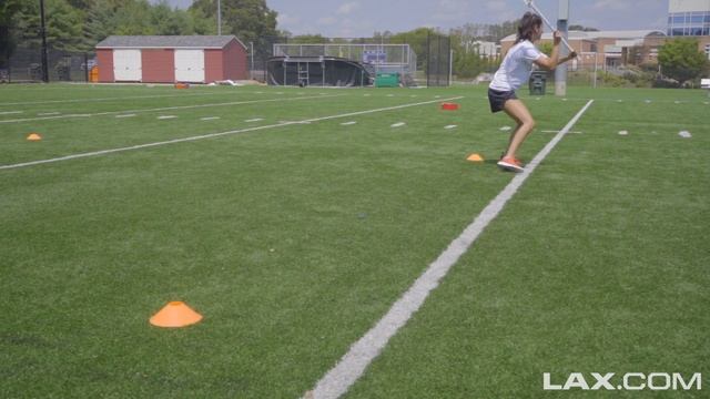 Women's Lacrosse Defensive Footwork Drill | Lax.com Training Videos смотреть онлайн