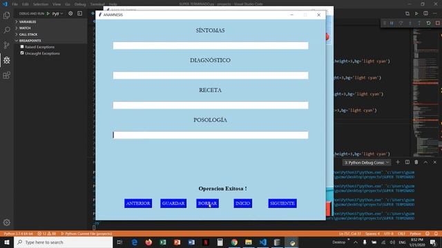 Presentacion Interfaz Hospital Python Tkinter смотреть онлайн