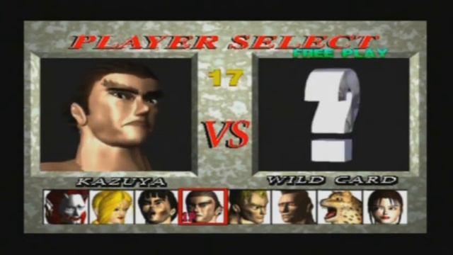 Tekken 1 arcade - Selecting All Characters смотреть онлайн