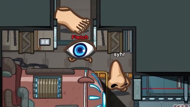 BODY PARTS Mod in Among Us! смотреть онлайн