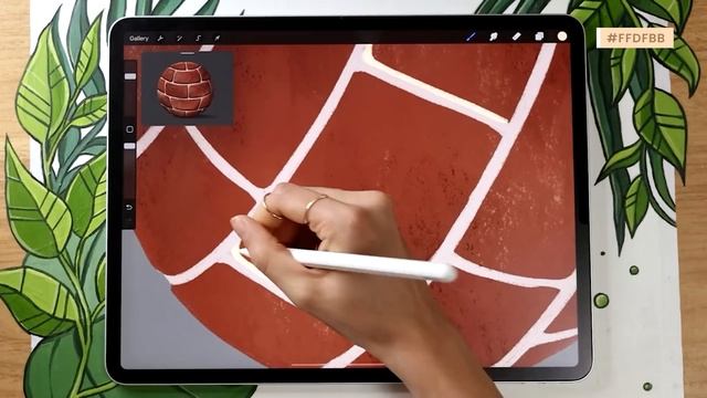 How To Paint Bricks (the easy way!) • 30 Days Of Digital Art 2022 смотреть онлайн