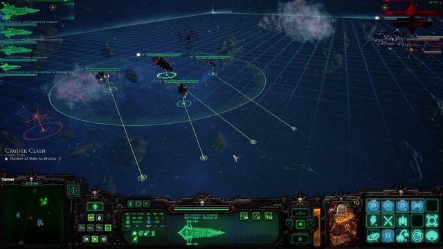 Battlefleet Gothic Armada - Chaos vs Blackstone Fortress смотреть онлайн