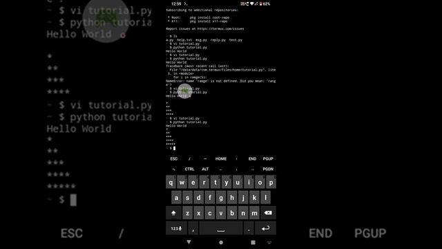 Python Running Succesfully on Android using Termux смотреть онлайн