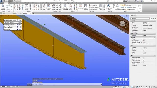 Advance Steel Tapered Beams / Welded Beams смотреть онлайн