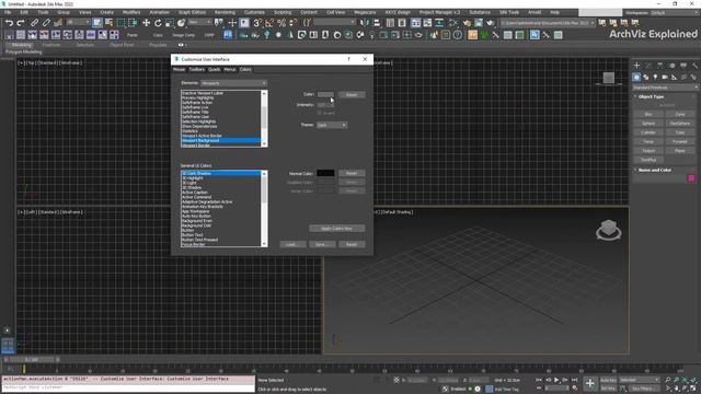 3ds Max Essentials - Customizing the Background and Grid Colors смотреть онлайн
