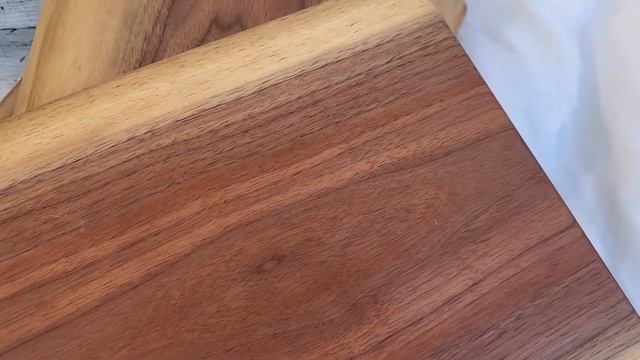 Набор разделочных досок из черного ореха 