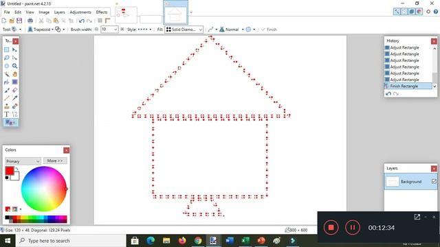 How to draw shapes using Paint.net смотреть онлайн