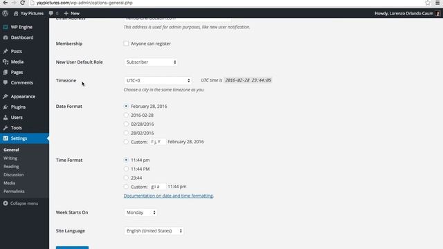 How to select a timezone for your WordPress site смотреть онлайн