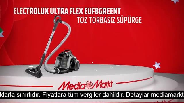 Yılbaşına Özel ELECTROLUX Ultra Flex Toz Torbasız Süpürgeler MediaMarkt’ta 749 TL смотреть онлайн