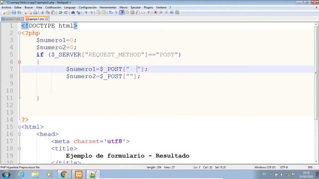 Formularios en PHP смотреть онлайн