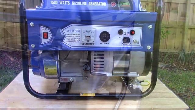 Generator Review ~ Green Power America Portable Generator