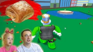 СТАНЬ САМЫМ ТОЛСТЫМ #13! ПРАВДА что ДОЧКА съела ВСЕХ? ОБНОВЛЕНИЕ БЕЗУМНЫЙ Симулятор ОБЖОРЫ в РОБЛОК