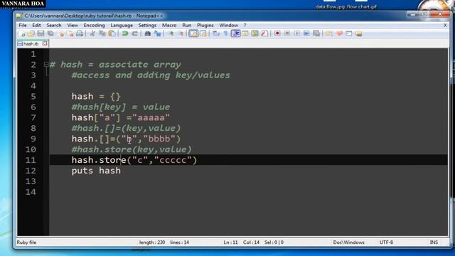 Ruby Adding and Access into Hash speak khmer смотреть онлайн