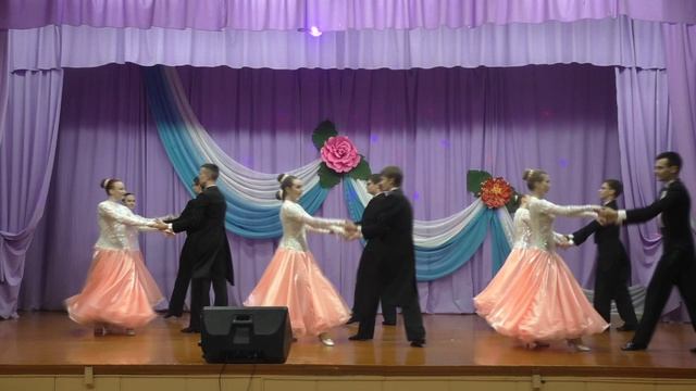 Образцовый ансамбль современного бального танца "Ритм" Вальс. Старшая группа. смотреть онлайн