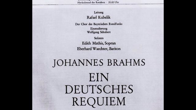 Mahler - Kindertotenlieder - Janet Baker - Rafael Kubelik - SOBR - June 20, 1971 смотреть онлайн
