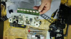 Volvo S80 S60 XC90 Ремонт блока климата.Не работал экскодер скорости вентилятора печки.