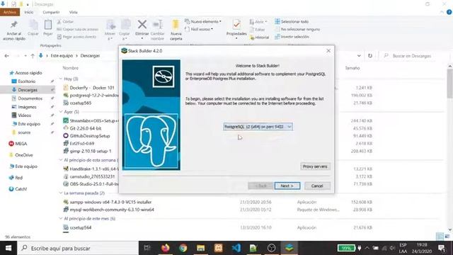 Instalando PostgreSQL/PostGIS en Windows 10 смотреть онлайн