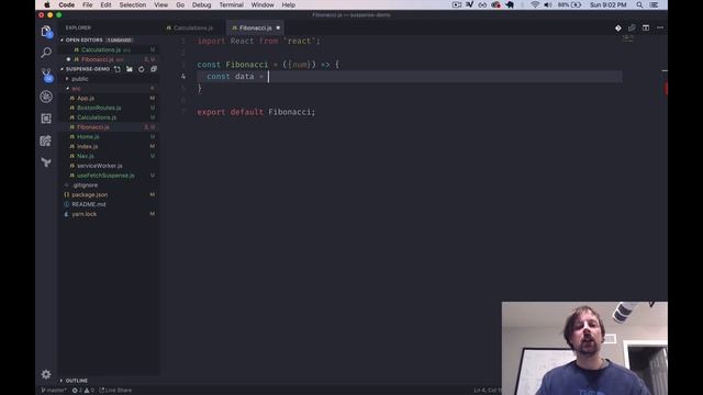 React Suspense with CPU intensive background functions смотреть онлайн