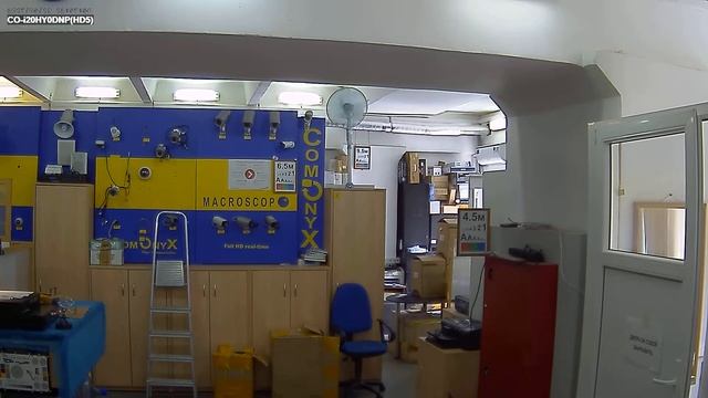 Корпусная IP-камера CO-i20HY0DNP(HD5). Офис день. смотреть онлайн