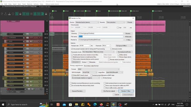 How to Create a TEMPO MAP + Exporting Tracks as STEMS in REAPER смотреть онлайн