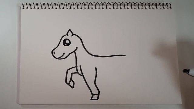 HOW TO DRAW A CUTE HORSE смотреть онлайн