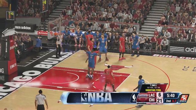 NBA 2K14 (Xbox One) - Bulls vs Clippers (New Christmas Jerseys Finally Added!) 1st Half смотреть онлайн