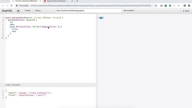 GraphSchema Intro : GraphQL API with all the Dgraph query power смотреть онлайн