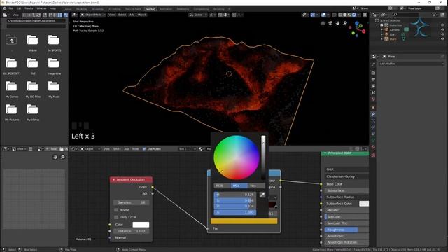 Blender 2.8 Full Tutorial Quick LAVA | Ambient Occlusion Cool Technique | Cycle Render смотреть онлайн
