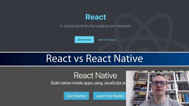 React Native Tutorial - Getting Started #3 - React vs React Native смотреть онлайн