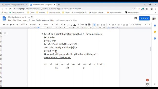 Shortest Subarray with Sum at Least K - LeetCode 862 смотреть онлайн