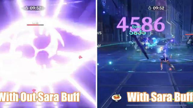Kujou Sara Buff | Genshin Impact смотреть онлайн