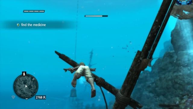Assassin's Creed 4 Blackbeard's Ship & Underwater Exploration Diving For Medicines San Ignacio 100 смотреть онлайн