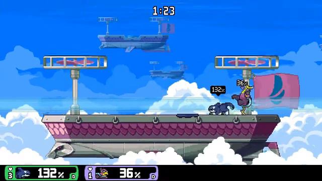 Rivals Of Aether №2 - Очень мощный лев!