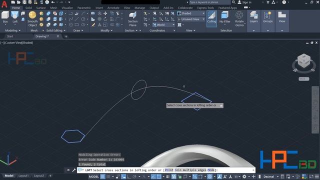 Auto CAD 3D Tutorial Bangla for Engineering Drawing class - 15 || HPCBD смотреть онлайн