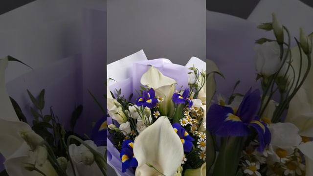 Цветы в Нижнем Новгороде - Букет из Калл - Нежная Роза 24 смотреть онлайн