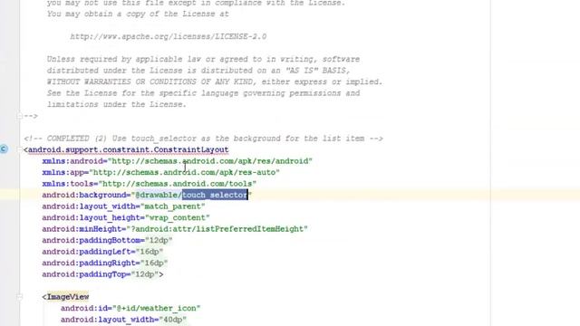ANDROID TOUCH SELECTOR смотреть онлайн