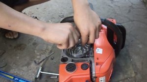 как снять магнето с бензопилы