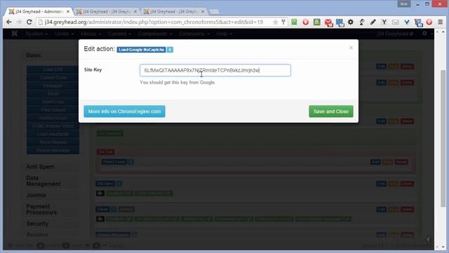 ChronoForms v5 Add a Captcha смотреть онлайн